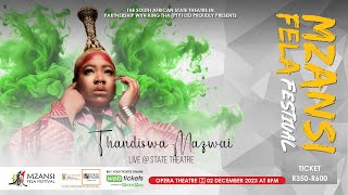 TRAILER Thandiswa Mazwai Mzansi Fela 2023 [upl. by Walling]