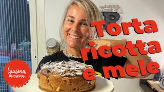 Torta di mele e ricotta  Giusina in cucina [upl. by Atineb]