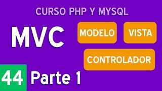 Ejemplo de MVC con PHP Parte 1 de 8  Curso PHP y MySQL 44 [upl. by Rehportsirhc]