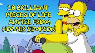 18 Brilliant Pieces of Life Advice From Homer Simpson [upl. by Kreit]