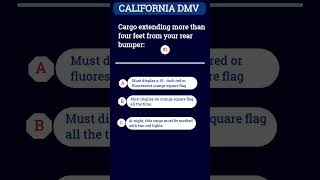 California DMV Written Test 2024 CA DMV Permit Test 1 california dmvusa [upl. by Slein]