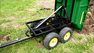 John Deere 17P Hydraulic Tandem Dump Cart [upl. by Rutherford]