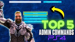 Top 5 Ark Commands Ps4 and XBOX  The Best and Most Useful Commands You Need to Know [upl. by Ahsek]