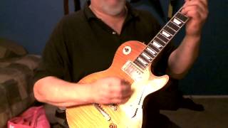 1981 BURNY RLG 90 Super Grade Les Paul Guitar Review amp Demonstration [upl. by Sewel]