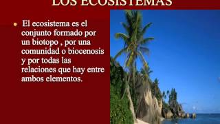 TEMA 5 LOS ECOSISTEMAS [upl. by Aerdnat]