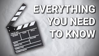 Film Making Basics Everything you need to know in 8 minutes [upl. by Ralli]