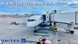 REVIEW  United Airlines  Phoenix PHX  Newark EWR  Boeing 757200  Economy [upl. by Gilba]