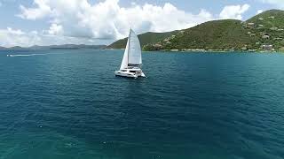 INSIDE tour of The Moorings 4500 Four Cabin Catamaran [upl. by Bland]