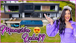 HOUSE TOUR 🏡 LA INCRÍBLE MANSIÓN DE LULU99 😱 [upl. by Tterab918]