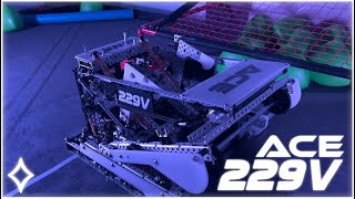 Ace 229V  VEX Robotics  Over Under Fall Reveal [upl. by Erait]