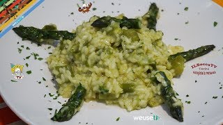 394  Risotto asparagi e zafferanoper chi vuole anche vegano primo facile a base di verdure [upl. by Sherborne927]