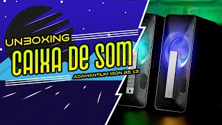 🎮📦 Unboxing da Caixa de Som Gamer Adamantium IRON AS 13  🕹️ Parte I [upl. by Nahrut]