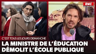 Arnaud Demanche  la ministre de lÉducation démolit lécole publique [upl. by Leahcimal]