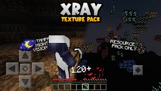 XRay Texture Pack  Cara Menggunakan XRay Di MCPE 120 Work 100  Support MCPE 120 [upl. by Arayc]