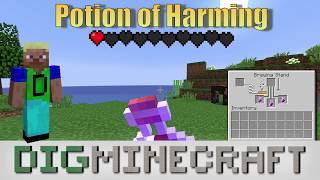 Potion of Harming in Minecraft Instant Damage I and II [upl. by Hedgcock]