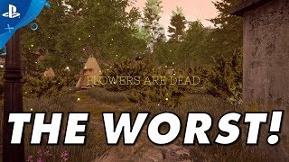 Flowers Are Dead  The Worst Trailer Of All Time For The Worst PS4 Game Ever OMGH [upl. by Amat]