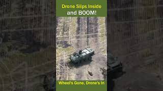 FPV Drone Takes Out Abandoned Stryker [upl. by Norton]