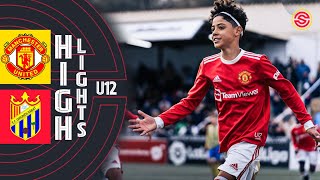 HIGHLIGHTS Manchester United vs Girones Sabat amp Ronaldo JR U12 2022 [upl. by Linc]