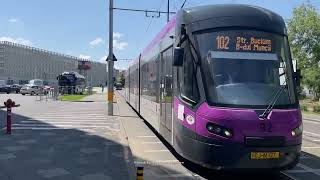 Trams in Cluj Napoca Romania 2022 [upl. by Sivrad]