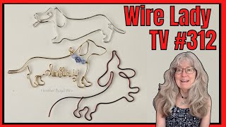 Making Dachshund Pendants  Wire Lady TV Ep 312 Livestream Replay [upl. by Aray743]