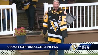 Sidney Crosby delivers tickets to longtime Penguins fan from Coraopolis [upl. by Nalehp]