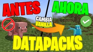 ✅COMO USAR DATAPACKS EN MINECRAFT👈  COMO DESCARGAR🍓 DATAPACKS PARA 💎MINECRAFT JAVA [upl. by Youlton]