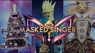 THE MASKED SINGER Season 2 Episodes 10 amp 11  Tree Leopard and Thingamajig Unmasked [upl. by Aloisia]