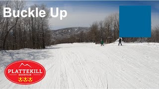 Skiing Buckle Up at Plattekill Mountain Mar 4th 2023 [upl. by Kial]