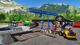 FS22  Map Waldstetten 049 🇩🇪🚛🚧  Forestry Farming and Construction  4K [upl. by Adnih844]