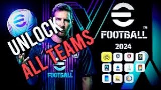 Efootball 2024 steamdeck Unlocker team [upl. by Wallis]