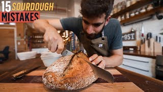 15 Mistakes Most Beginner Sourdough Bakers Make [upl. by Cyma]