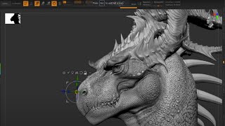 Getting Started with ZBrush Part 15  Gizmo Tool [upl. by Rugen705]