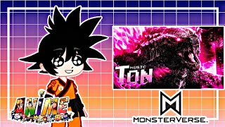 🍥•Los Personajes De Anime Reaccionan Rei Dos MonstrosGodzilla Rap•🦖Original💜Gacha Club💜 [upl. by Allianora]