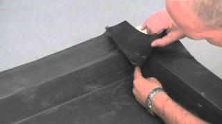 RubberCover EPDM  binnenhoek gevouwen [upl. by Drallim]