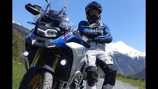 2019 BMW F850GSA  RealLife Touring Review [upl. by Ahsakat]