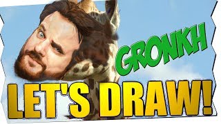 GIRAFFEN GRONKH  Lets Draw [upl. by Zelig988]