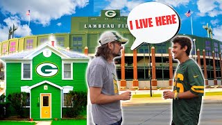 What is it like to live behind Lambeau Field We find out [upl. by Acsirp]