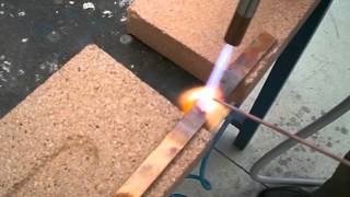 Copper flat wire brazing with Oweld oxyhydrogen gas generator [upl. by Hook]