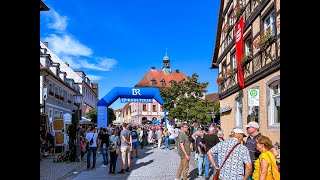 BR Radltour am Marktplatz in Neustadt an der Aisch am 2August 2024 [upl. by Eardna]