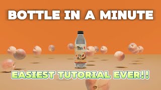 MAKE Your Own Bottle in MINUTES with Blender [upl. by Icaj]