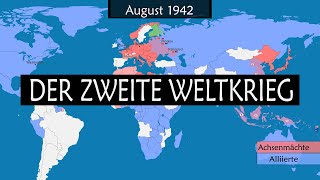 Der Zweite Weltkrieg  Zusammenfassung auf einer Karte [upl. by Marla357]