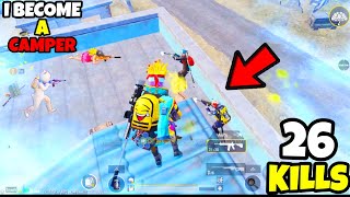 I Become A CAMPER Because of THIS Pro Player in BGMI • 26 KILLS • BGMI PUBGM GAMEPLAY [upl. by Yrrap]