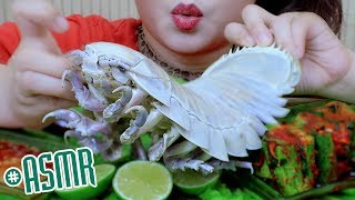 ASMR Mukbang IsopodSEA BUG HAPPY 700K SUBS Exotic food eating soundsgulp사운드bj먹방 LINHASMR [upl. by Giusto]