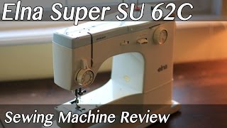 Elna SU Supermatic Star 62C Review and Sewing Demonstration [upl. by Gehlbach]