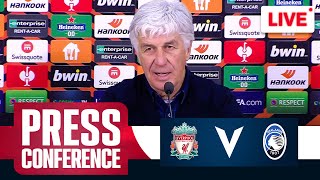 Gian Piero Gasperini PostMatch Press Conference LIVE  Liverpool 03 Atalanta  Europa League [upl. by Yelrac]