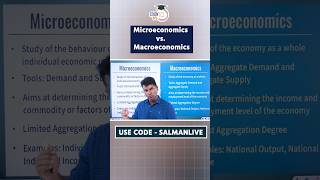 Difference between Microeconomics and Macroeconomics  Economy microeconomics macroeconomics [upl. by Ayekel]