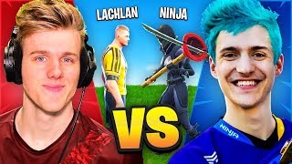 Lachlan VS Ninja In Fortnite Battle Royale [upl. by Eirol]