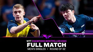 FULL MATCH  Anton Kallberg vs An Jaehyun  MS R32  WTTMontpellier 2024 [upl. by Inami]