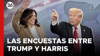 🔴 EN VIVO  ¿Quién lidera las elecciones en EEUU Así están las encuestas entre Trump y Harris hoy [upl. by Llig616]