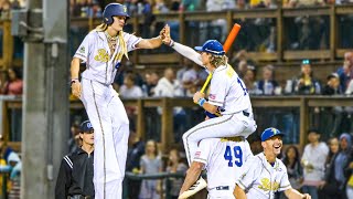 Stilts First WalkOff of 2024  The Savannah Bananas [upl. by Ganny]